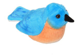 Audubon II Eastern Bluebird Stuffed Animal W Sound 5.5"