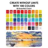 Grabie All-In-One Premium Watercolor Set of 100