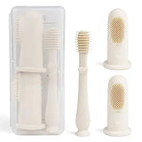 Baby Finger Toothbrush & Tongue Cleaner Oral Set 3m+