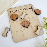 Dog Mini Tic-Tac-Toe Game - Dog Mom Gift