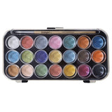 Watercolor Paint 21 Pearlescent Colors