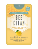 Bee Clean Organic Beeswax Hand Sanitizer - Citrus & Peppermint