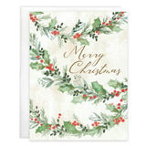 Christmas Card - Christmas Garland