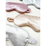Solid Silk Satin Sleeping Mask Eye Mask