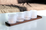 The American Peaks - 4-Piece Bourbon Whiskey Glass Set