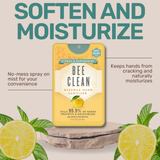 Bee Clean Organic Beeswax Hand Sanitizer - Citrus & Peppermint