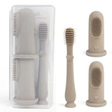 Baby Finger Toothbrush & Tongue Cleaner Oral Set 3m+