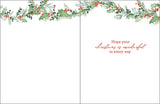 Christmas Card - Christmas Garland