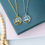 Mustard Seed Mountain Necklace