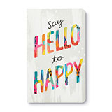 Journal- Say hello to happy
