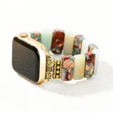 Earth Amazonite Stretch Apple Watch Strap