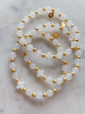 White Everyday Cross Bracelet