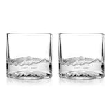 Smoky Mountains - Clingman's Dome - 2-Pc Whiskey Glass Set