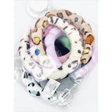 Leopard and Solid Mix of Spa Headband