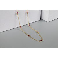 18K Bloom Ruby Necklace