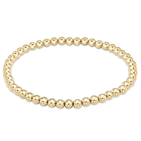 eNewton Extends- Classic Gold 4mm Bead Bracelet