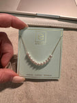 16" necklace gold - Classic Beaded Bliss- 4mm pearl