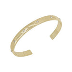 Luca Gold Clear Bracelet
