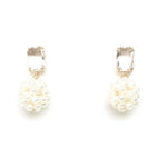 Nina Gold Pearl Earrings