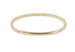 enewton Extends - Classic Gold 3mm Bead Bracelet - Bliss Bar Smooth