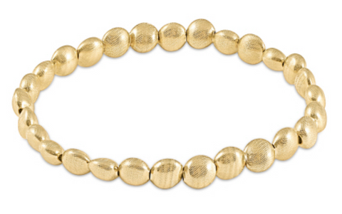 Extends - Honesty Gold 6mm Bead Bracelet