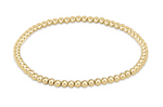 Extends - Classic Gold 3mm Bead Bracelet