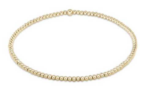Extends - Classic Gold 2mm Bead Bracelet