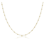 17" Choker Simplicity Chain Gold - Classic 2mm Gold