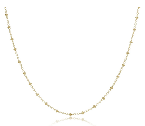 17" Choker Simplicity Chain Gold - Classic 2mm Gold