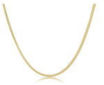 15" Choker Herringbone Chain - Gold