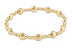 enewton Extends - Honesty Gold Sincerity Pattern 6mm Bead Bracelet