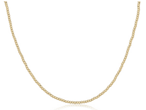 15" Choker Classic Gold 2.5mm Bead