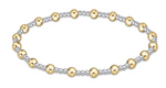 Classic Sincerity Pattern 4mm Bead Bracelet - Mixed