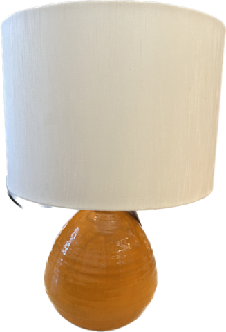 Orange Squatty Lamp