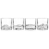 The American Peaks - 4-Piece Bourbon Whiskey Glass Set