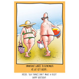Two Thongs | Humorous Birthday Card
