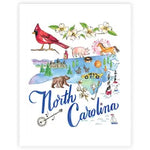 North Carolina: Art Print