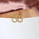 Luxe Gold Oriana Studs - Small