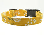 Mustard Floral Dog Collar