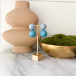 Bubble Gum Baubles: Double Color Ball Earrings