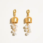 Merope 18K Gold Bellflower Pearl Earring