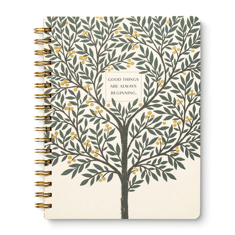 Spiral Notebook- Good things are always beginning