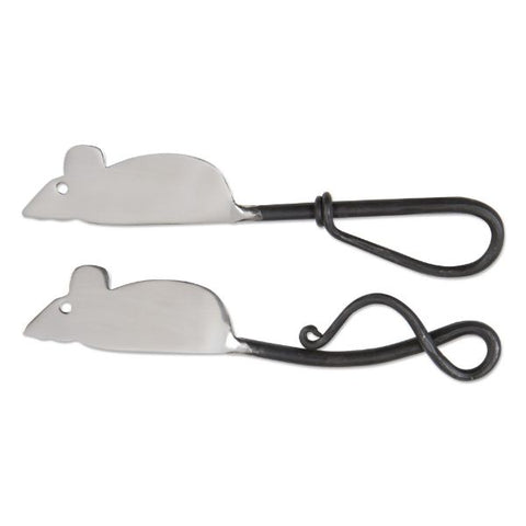 Mouse Spreader Set of 2 - silver