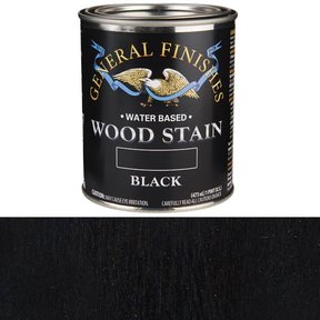 Water Based Wood Stain - Black -Pint