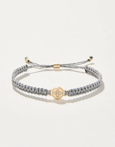 Friendship Bracelet- Silver/Bee
