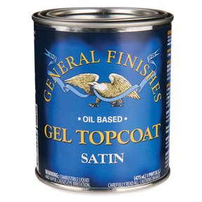 Oil Based  Gel Stain - Satin TopCoat - Pint