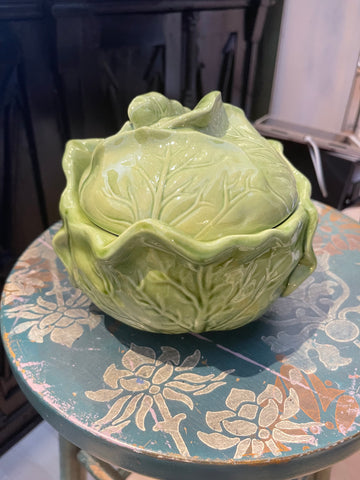Ceramic Cabbage Decor Jar