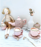 Floral Stuffed Toy Tea Set