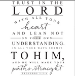Redesign Decor Transfers - Trust In The Lord