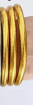 Foil Color Silicone Bangle Bracelet